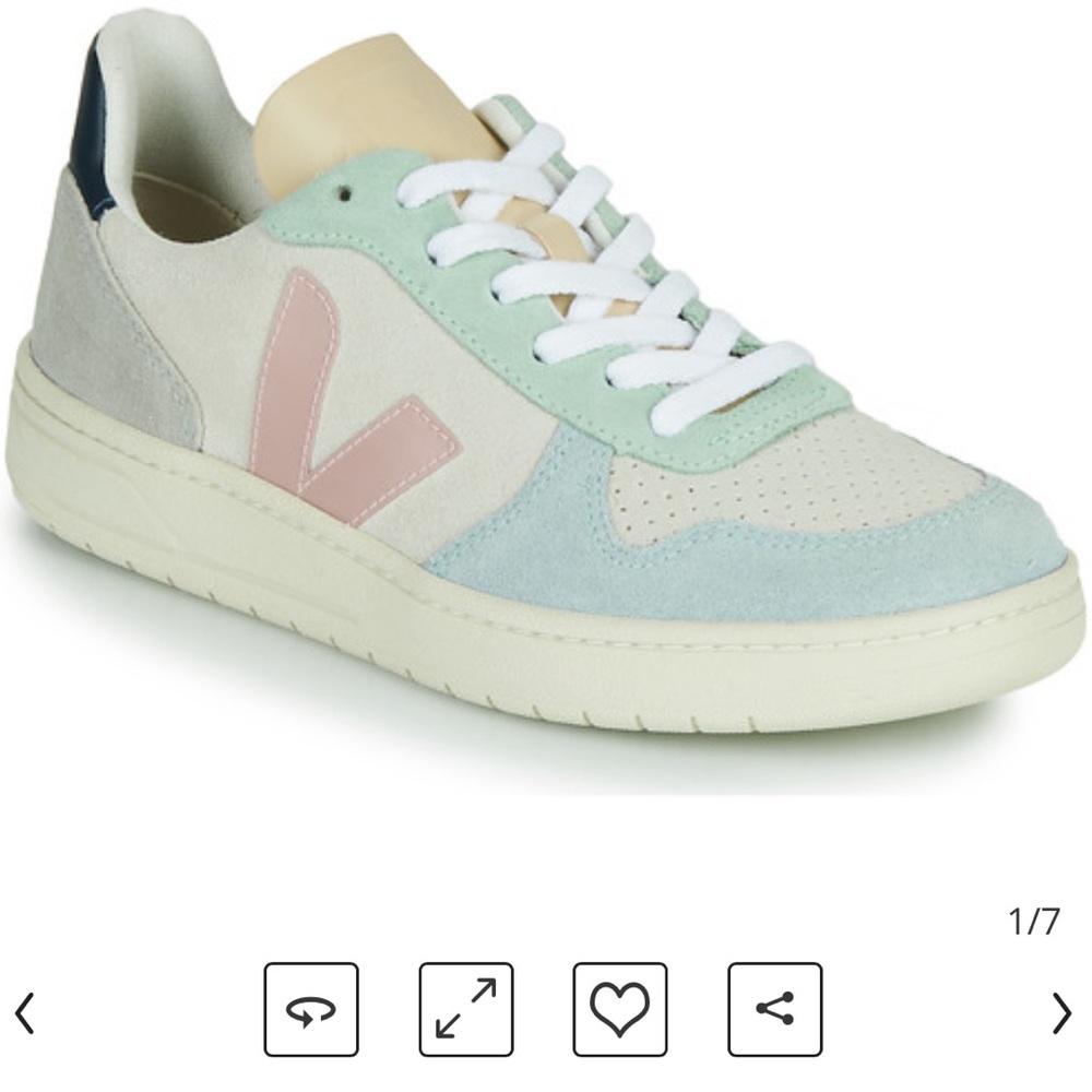 Veja - V10 Suede Color Block Sneakers